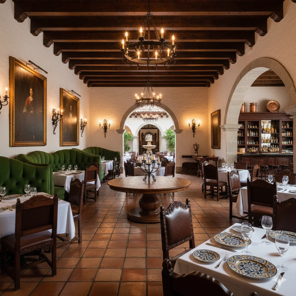 Paleta de colores Hacienda Colonial para restaurantes mexicanos