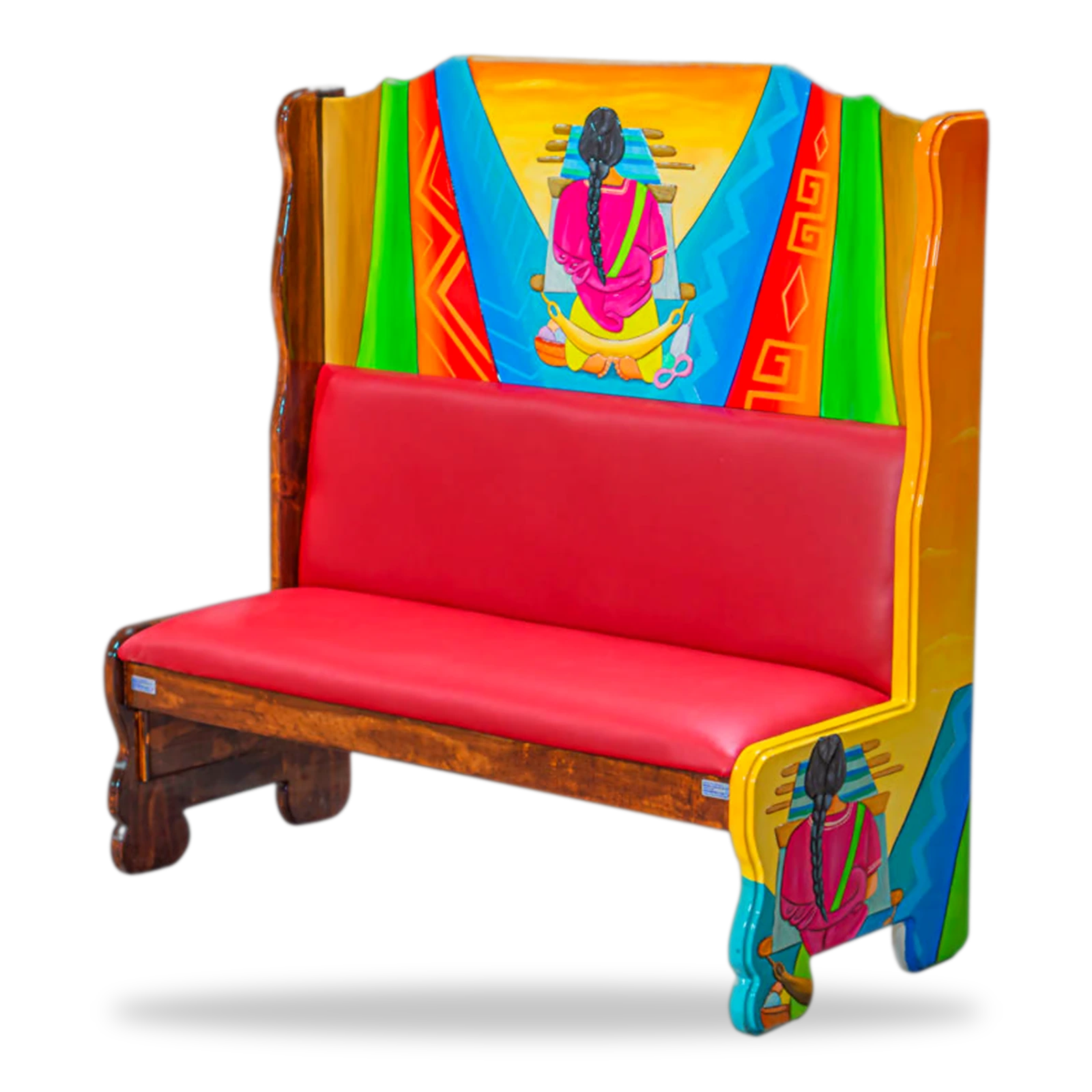 Mujer en Telar - Booth Artistico