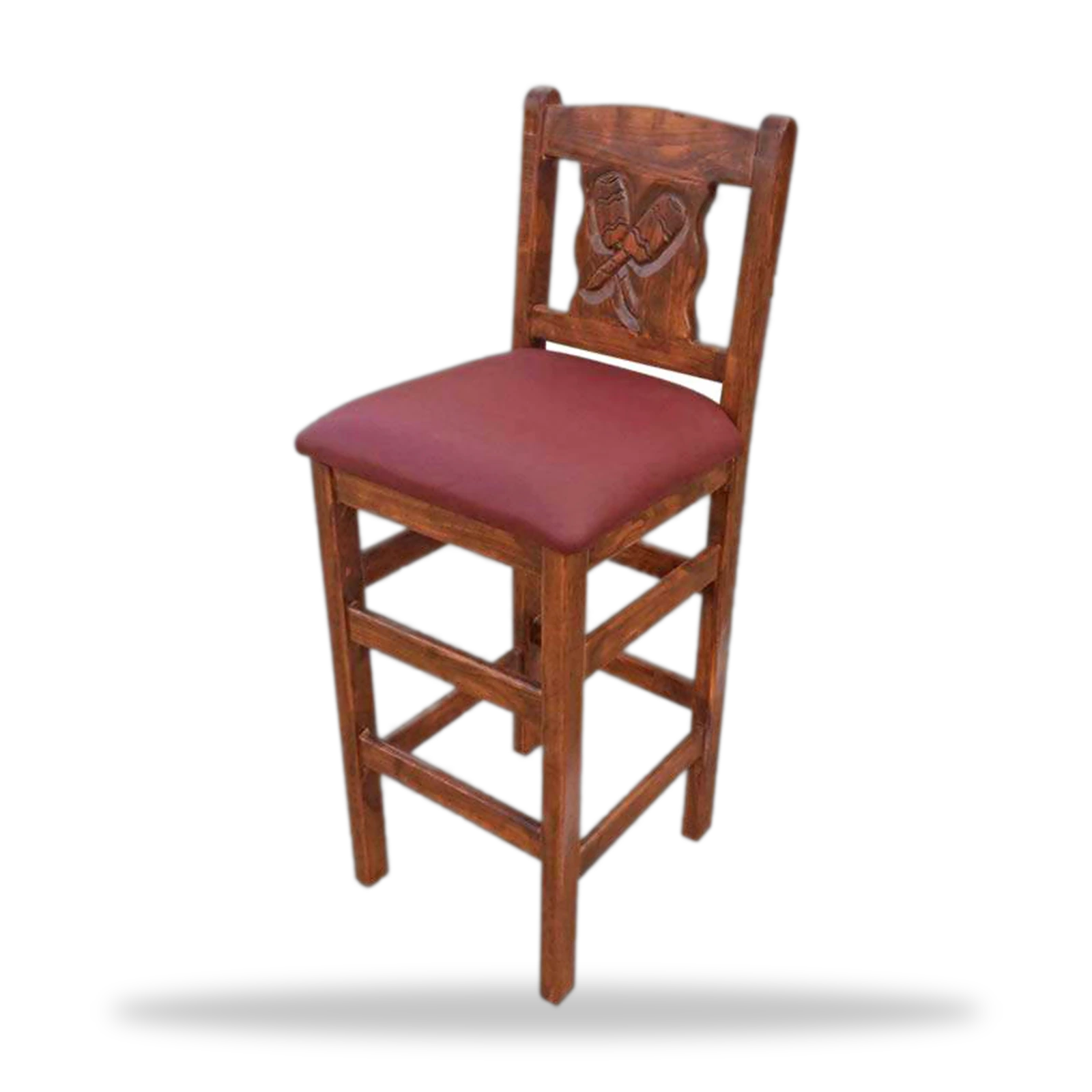 Silla tallada maracas